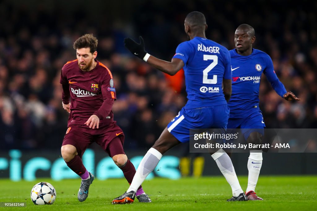 Chelsea FC v FC Barcelona - UEFA Champions League Round of 16: First Leg