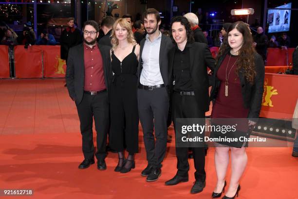 Vincent Allard, Rose Marie Perreault, Pascal Plante, Anthony Therrien and Katerine Lefrancois attend the Hommage Willem Dafoe - Honorary Golden Bear...