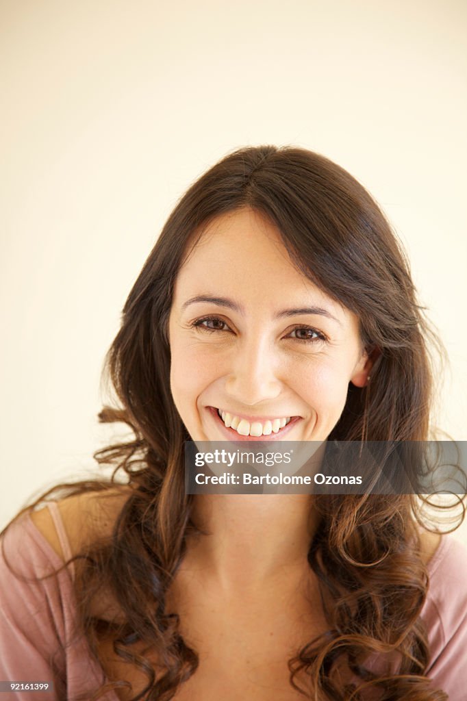 Young woman smiling portrait