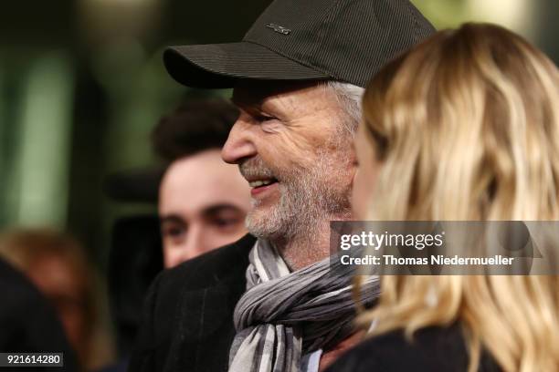 Michael Gwisdek attend the 'The Silent Revolution' premiere during the 68th Berlinale International Film Festival Berlin at Friedrichstadtpalast on...