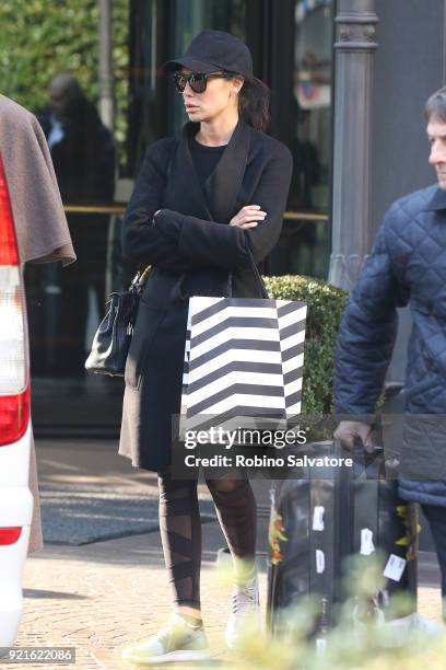 Nicole Minetti is seen during Milan Fashion Week Fall/Winter 2018/19 on February 20, 2018 in Milan, Italy.