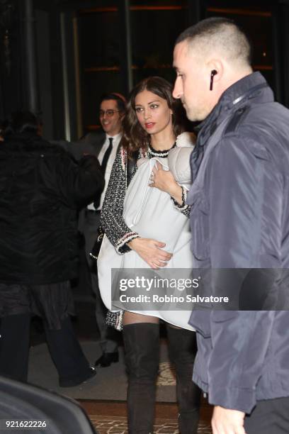 Margareth Mad is seen during Milan Fashion Week Fall/Winter 2018/19 on February 20, 2018 in Milan, Italy.