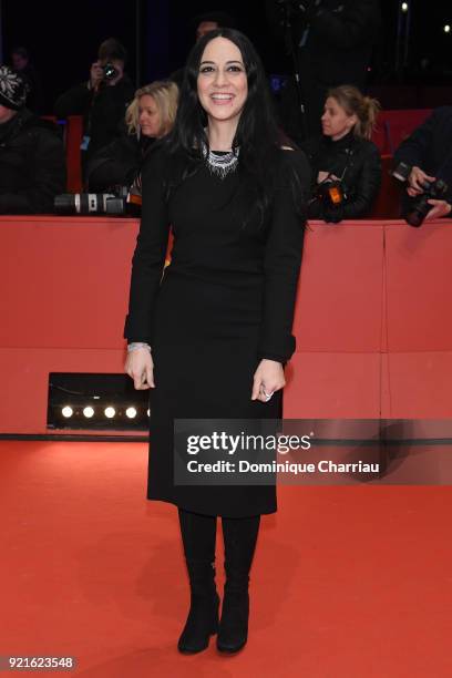 Giada Colagrande attends the Hommage Willem Dafoe - Honorary Golden Bear award ceremony and 'The Hunter' screening during the 68th Berlinale...