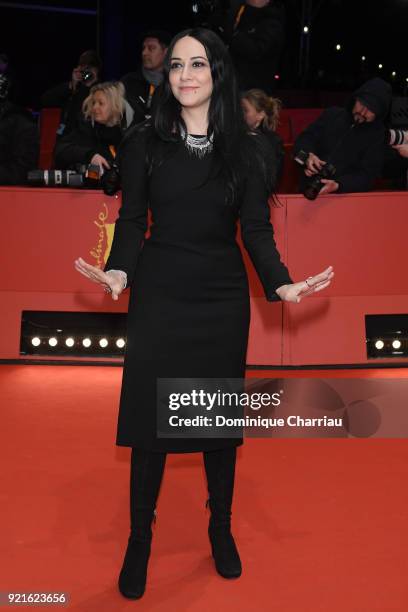 Giada Colagrande attends the Hommage Willem Dafoe - Honorary Golden Bear award ceremony and 'The Hunter' screening during the 68th Berlinale...