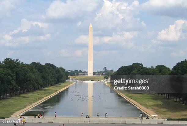 washington monument - national mall stockfoto's en -beelden