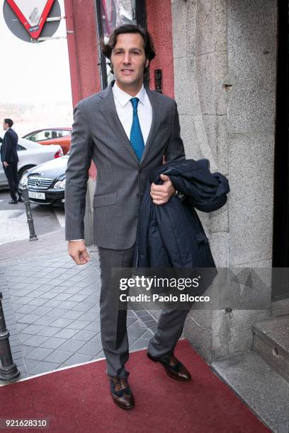 David de Mora attends 'Pata Negra' awards at the Corral de la Moreria club on February 20, 2018 in Madrid, Spain.