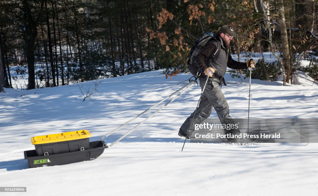 Winter camping sleds