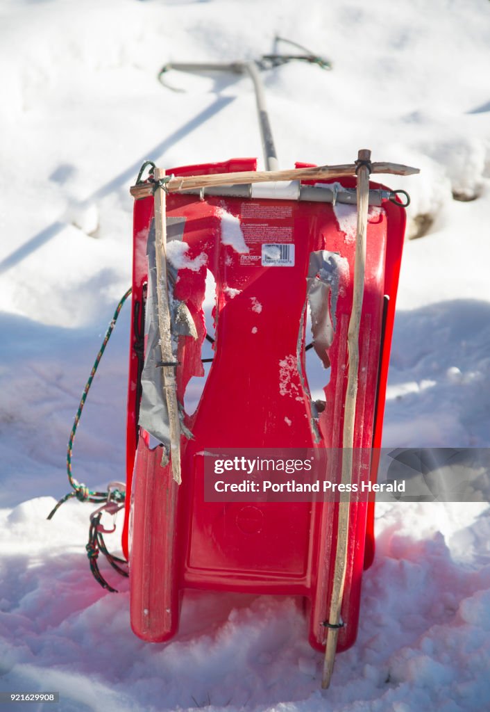 Winter camping sleds