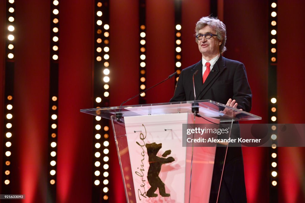 Homage Willem Dafoe - Honorary Golden Bear Award Ceremony - 68th Berlinale International Film Festival