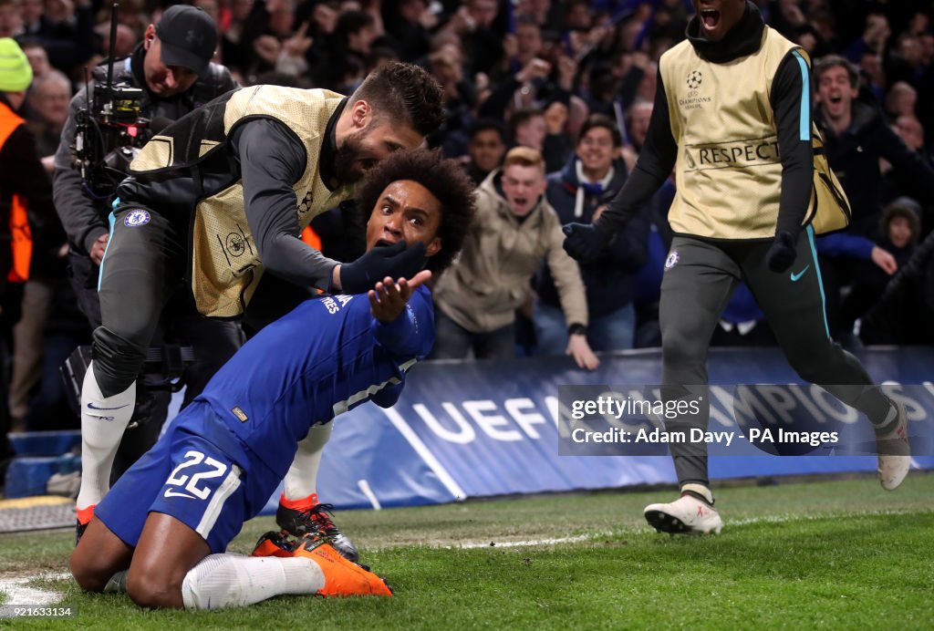 Chelsea v Barcelona - UEFA Champions League - Round of Sixteen - First Leg - Stamford Bridge