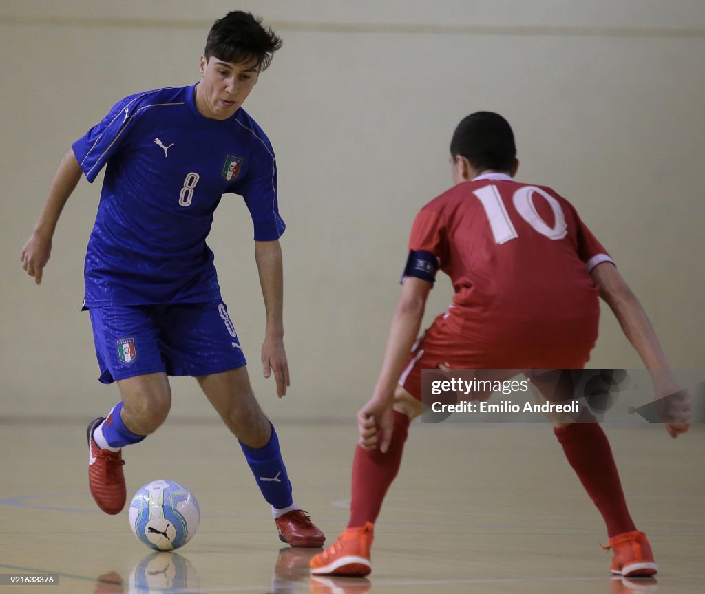 Italy U19 v Serbia U19 - Futsal International Friendly