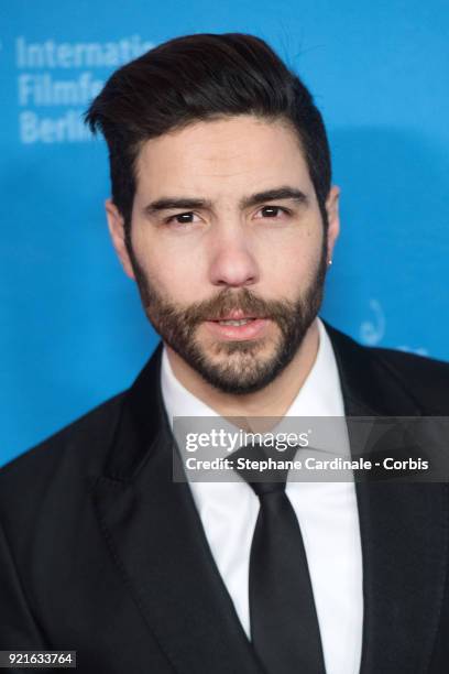 Tahar Rahim attends the 'The Looming Tower' premiere during the 68th Berlinale International Film Festival Berlin at Zoo Palast on February 20, 2018...