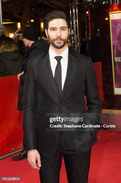 Tahar Rahim attends the 'The Looming Tower' premiere during the 68th Berlinale International Film Festival Berlin at Zoo Palast on February 20, 2018...