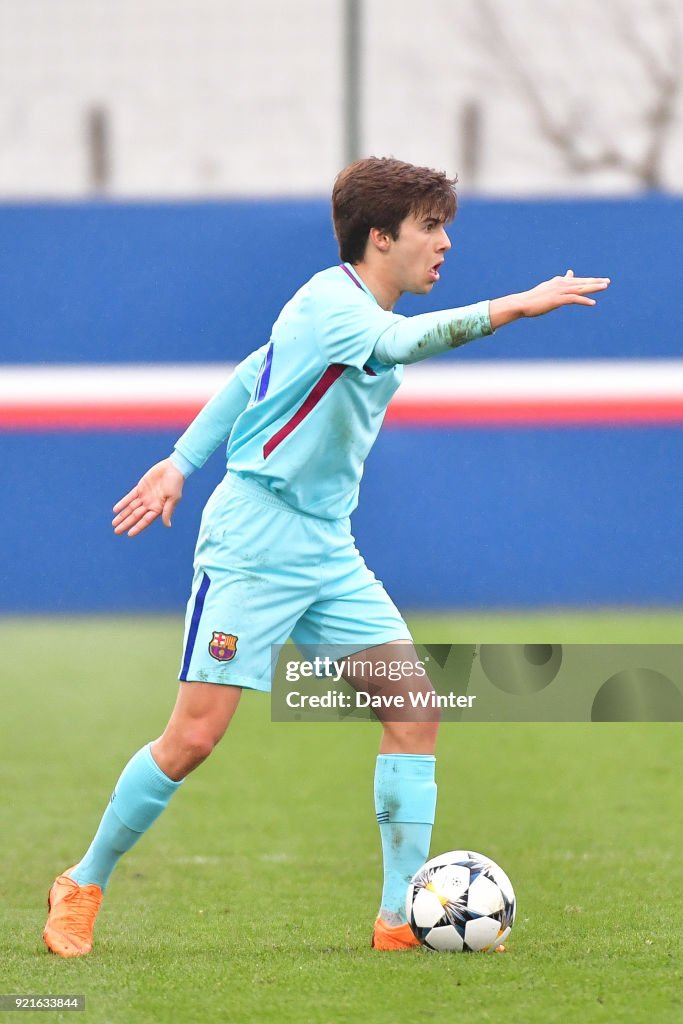 Paris Saint-Germain v FC Barcelona - Youth League U19