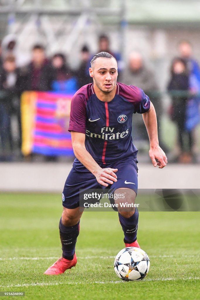 Paris Saint-Germain v FC Barcelona - Youth League U19