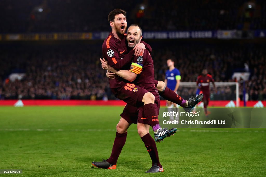 Chelsea FC v FC Barcelona - UEFA Champions League Round of 16: First Leg