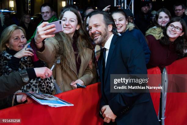 Peter Sarsgaard attends the 'The Looming Tower' premiere during the 68th Berlinale International Film Festival Berlin at Zoo Palast on February 20,...