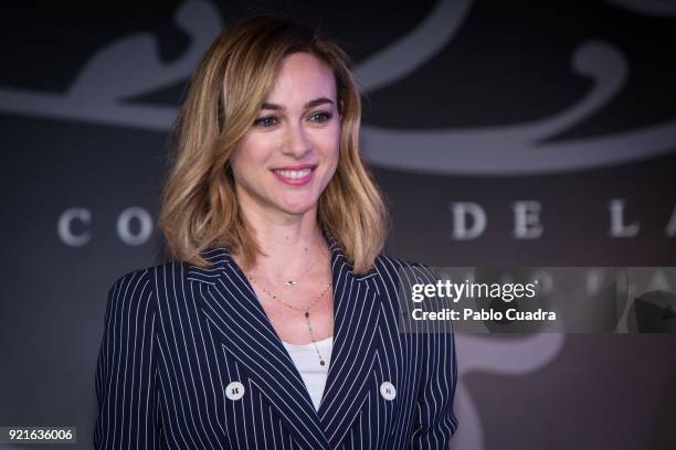 Spanish actress Marta Hazas attends the 'Pata Negra' awards at the Corral de la Moreria club on February 20, 2018 in Madrid, Spain.