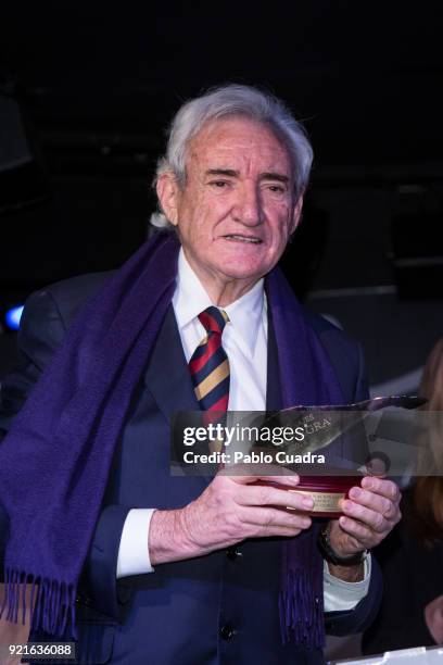 Journalist Luis del Olmo attends the 'Pata Negra' awards at the Corral de la Moreria club on February 20, 2018 in Madrid, Spain.