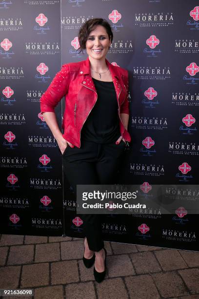 Spanish singer Rosa Lopez attends the 'Pata Negra' awards at the Corral de la Moreria club on February 20, 2018 in Madrid, Spain.