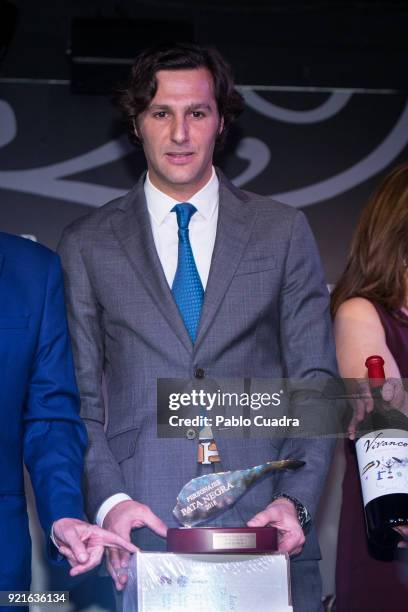 David de Mora attends the 'Pata Negra' awards at the Corral de la Moreria club on February 20, 2018 in Madrid, Spain.