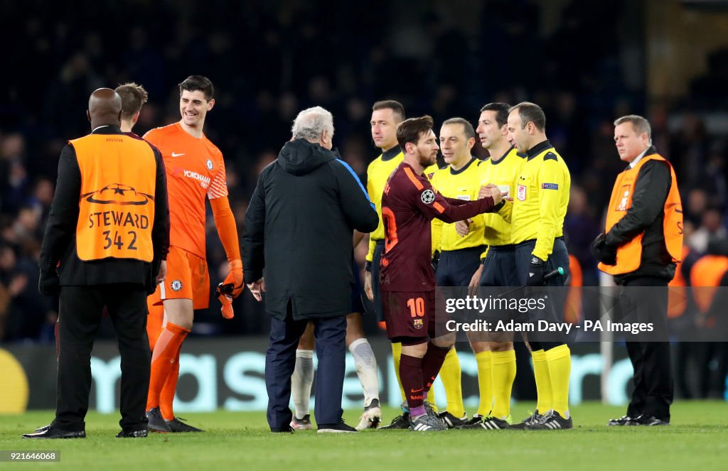 Chelsea v Barcelona - UEFA Champions League - Round of Sixteen - First Leg - Stamford Bridge