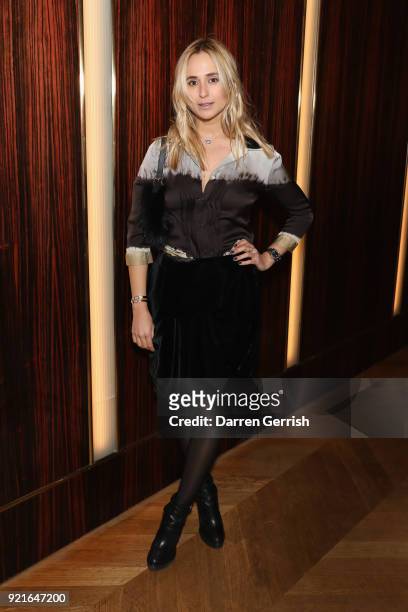 Elisabeth von Thurn und Taxis attends Murakami & Abloh: Future History at Gagosian Gallery Davies Street on February 20, 2018 in London, England.