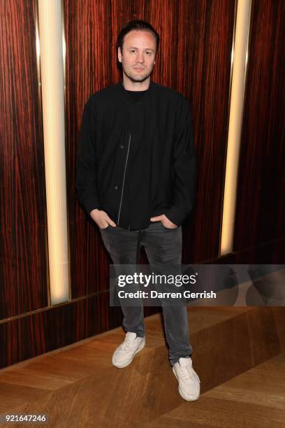 Nicholas Kirkwood attends Murakami & Abloh: Future History at Gagosian Gallery Davies Street on February 20, 2018 in London, England.