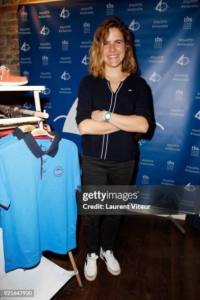 Sailor Clarisse Cremer attends 40th anniversary of TBS and Capsule Collection Presentation at The Hoxton Paris on February 20, 2018 in Paris, France.