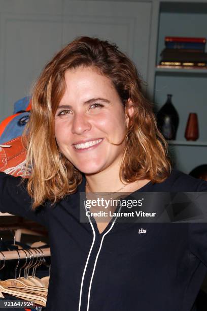 Sailor Clarisse Cremer attends 40th anniversary of TBS and Capsule Collection Presentation at The Hoxton Paris on February 20, 2018 in Paris, France.