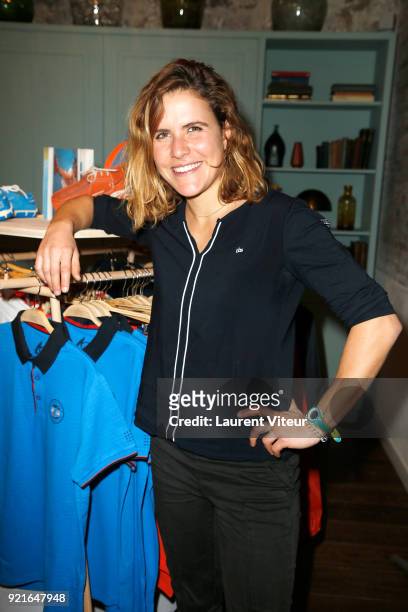Sailor Clarisse Cremer attends 40th anniversary of TBS and Capsule Collection Presentation at The Hoxton Paris on February 20, 2018 in Paris, France.