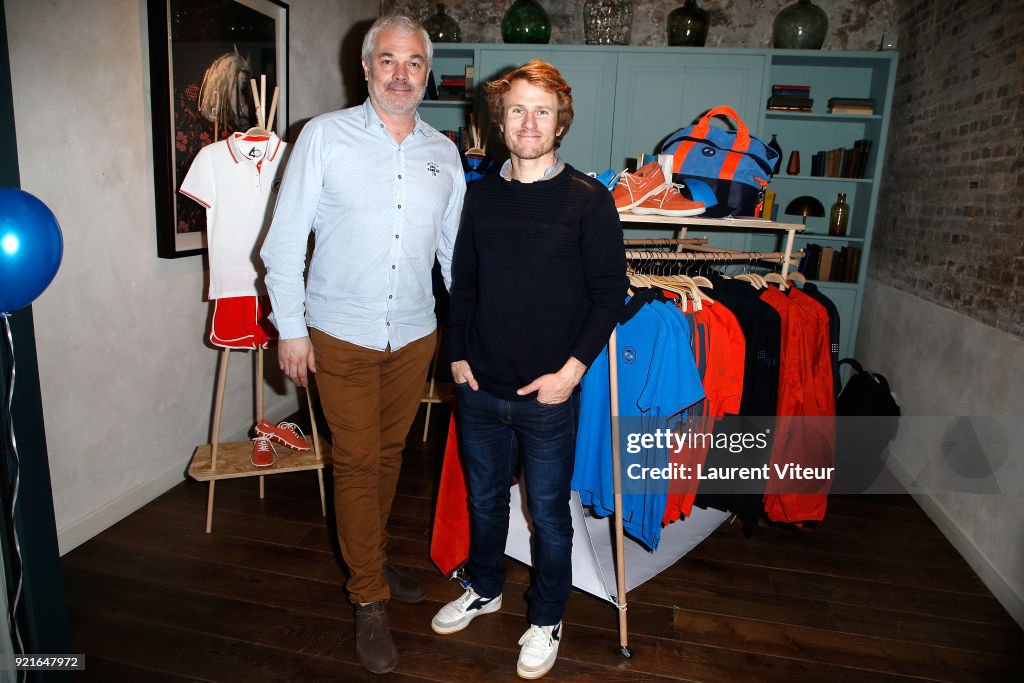 Francois Gabart Celebrates 40 years of TBS : Photocall at l'Hoxton