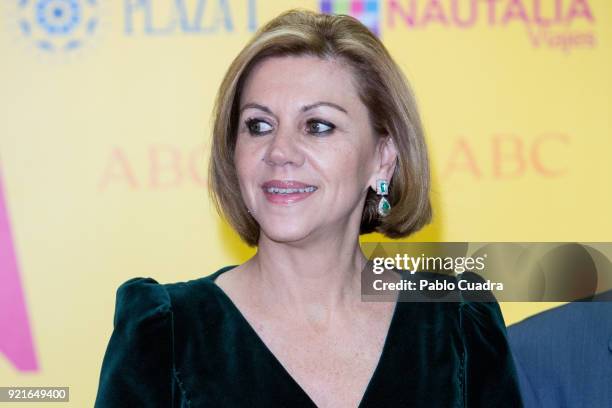 Defence Minister Maria Dolores de Cospedal attends the 'Premio Taurino ABC' awards at the ABC Library on February 20, 2018 in Madrid, Spain.