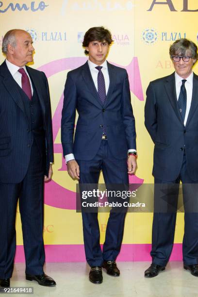 Bullfighter Andres Roca Rey attends the 'Premio Taurino ABC' awards at the ABC Library on February 20, 2018 in Madrid, Spain.