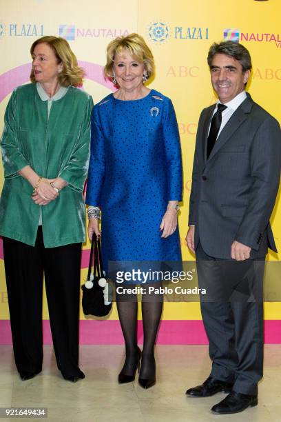 Esperanza Aguirre attends the 'Premio Taurino ABC' awards at the ABC Library on February 20, 2018 in Madrid, Spain.