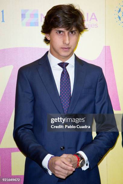 Bullfighter Andres Roca Rey attends the 'Premio Taurino ABC' awards at the ABC Library on February 20, 2018 in Madrid, Spain.