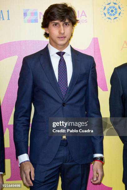 Bullfighter Andres Roca Rey attends the 'Premio Taurino ABC' awards at the ABC Library on February 20, 2018 in Madrid, Spain.