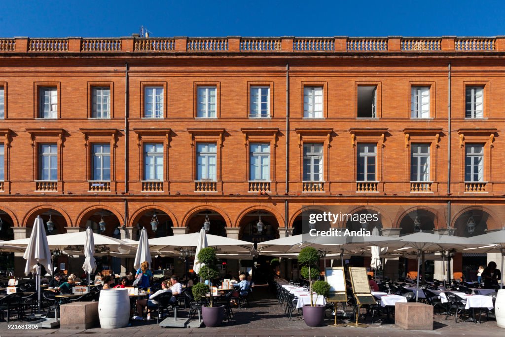 Place du Capitole' square in the city centre.