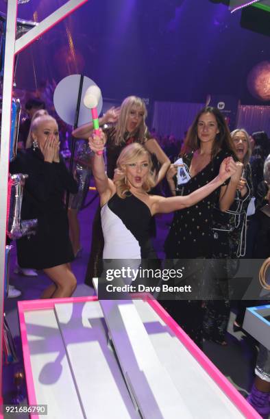 Pixie Lott and Clara Paget attend the Naked Heart Foundation's Fabulous Fund Fair at The Roundhouse on February 20, 2018 in London, England.