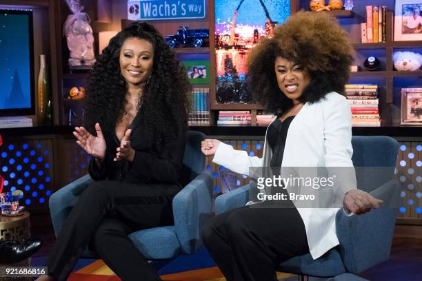 Pictured : Cynthia Bailey and Phoebe Robinson --
