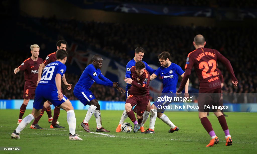 Chelsea v Barcelona - UEFA Champions League - Round of Sixteen - First Leg - Stamford Bridge