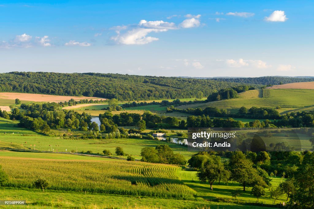 Landscape of the Meuse Valley.