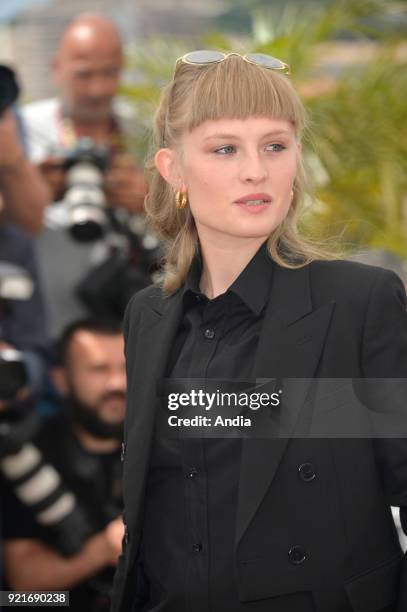 68th Cannes Film Festival. Danish actress Klara Kristin posing during a photocall for the film 'Love' on .