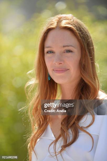 70th edition of the Cannes Film Festival: actress Laetitia Dosch here for the promotion of the film Montparnasse Bienvenue .