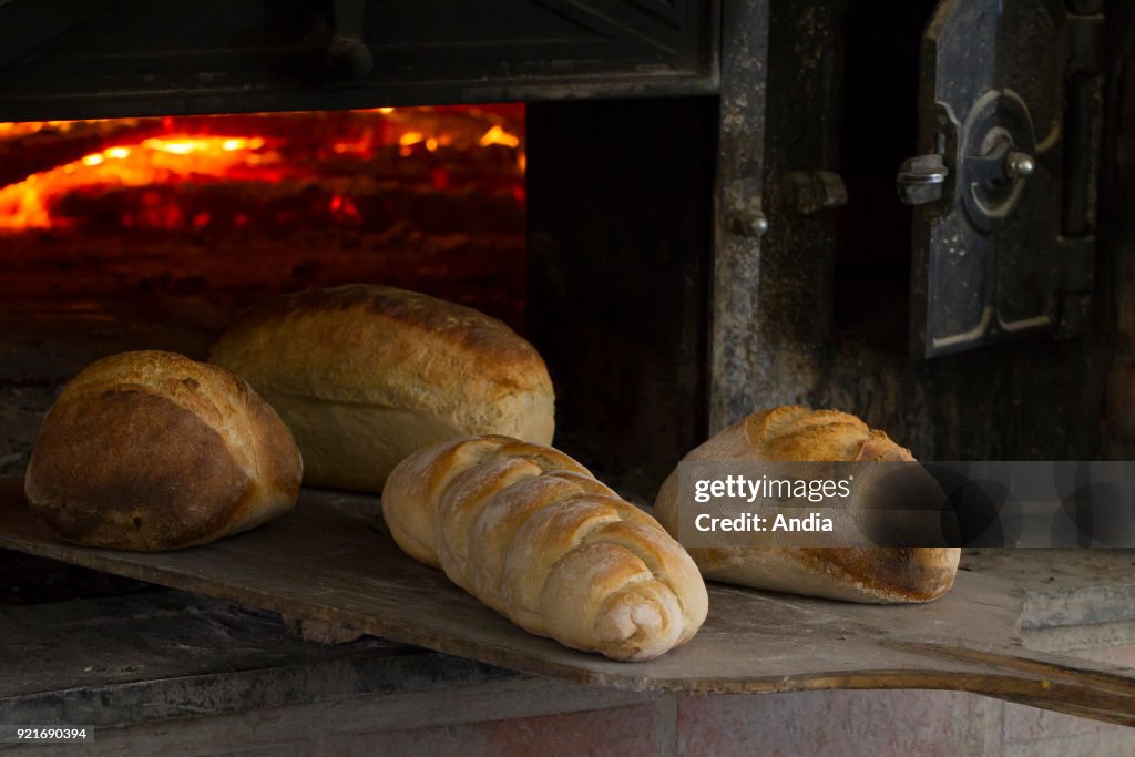 Bakery: breads baked in a wood-fired oven.