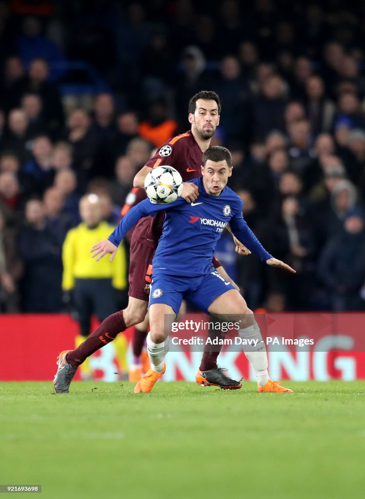 Chelsea v Barcelona - UEFA Champions League - Round of Sixteen - First Leg - Stamford Bridge