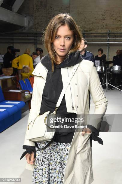 Quentin Jones attends the Isa Arfen show during London Fashion Week February 2018 at Eccleston Place on February 20, 2018 in London, England.