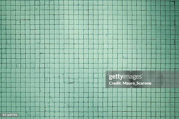 very detailed tiles of swimming pool wall. - thin glass stock pictures, royalty-free photos & images