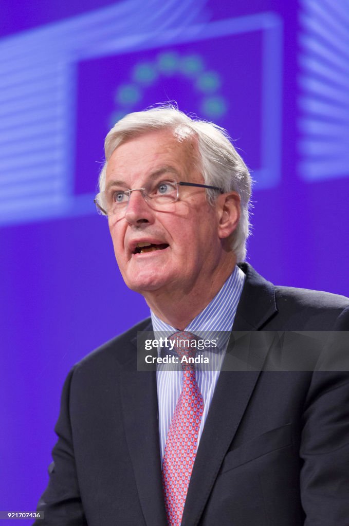 Michel Barnier, European Commission Chief Brexit Negotiator, in Brussels.