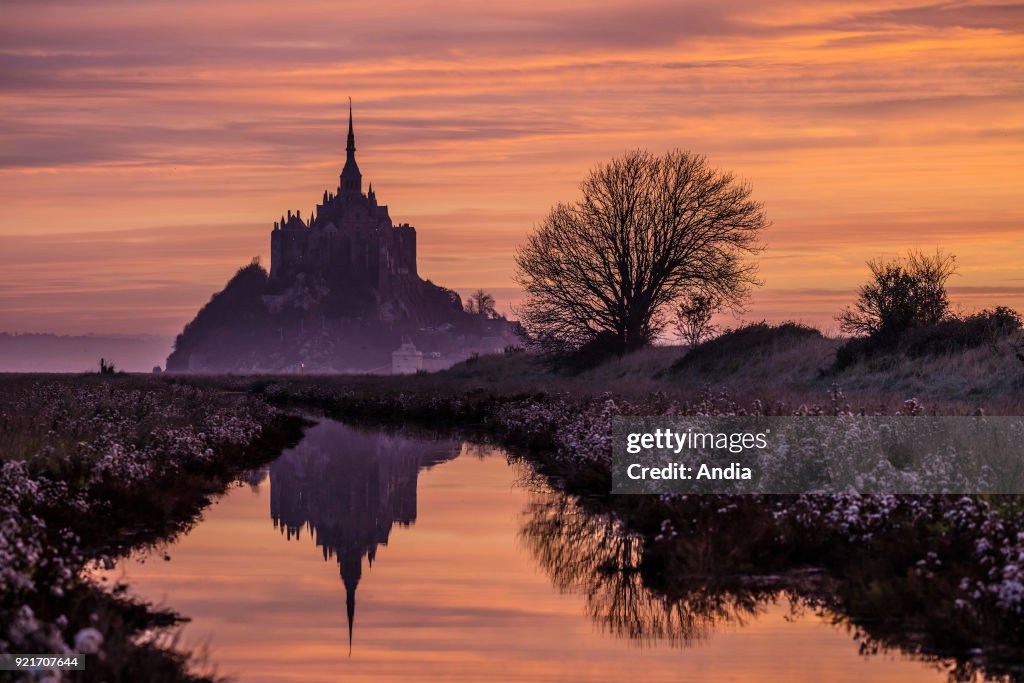 Le Mont Saint-Michel.